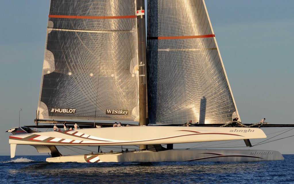 парус, катамаран, Alinghi, подготовка к кубку америки